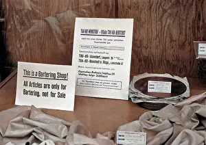 Notices: Notices in a bartering shop