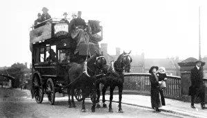 Bamford: Nottingham Bamford Horse Bus in 1908