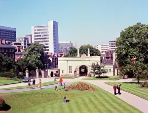 The J Salmon Image Archive: Nottingham - Castle Gate and gardens