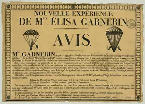 Mlle: Nouvelle experience de Mlle. Elisa Garnerin