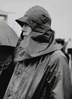 Raincoats: Novel hood against the English continuous