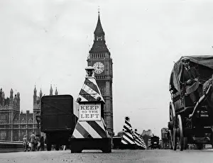 Novel traffic signs on Westminster