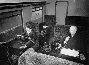 Cubicle: Novelty in a train of British Railways: