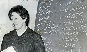 Forefront: November 19 1967 - Principal Mrs. Daphne Wilson teaching