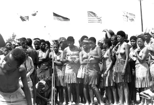 Botswanas: November 1976 - Behind the Scenes At Botswana's Celebrations