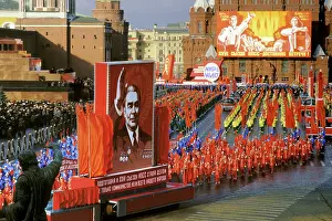 63rd: November 7 parade in Red Square, 1980