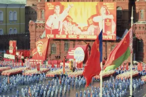 63rd: November 7 parade in Red Square, 1980
