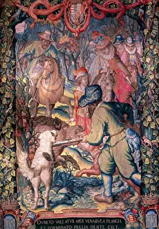 Carpeting: November, boar hunt