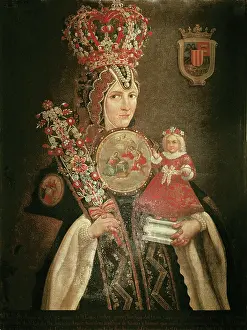 Vows: Novice nun. Mexican art