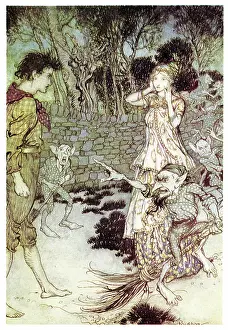 Goblins: Now, Guleech, by Arthur Rackham
