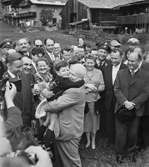 Kaprun: N.S. Khrushchev visiting Austria