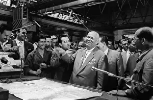 Khrushchev: N.S. Khrushchev visiting Romania