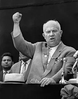 Khrushchev: N.S. Khrushchev visiting Romania