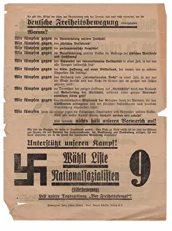 Leaflet: NSDAP Election Flyer: Leipzig - Side 2