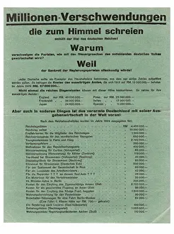Campaigning: NSDAP propaganda pamphlet - front cover