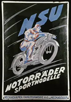 Two Wheeled: NSU Motorcycles, advertising, 1925