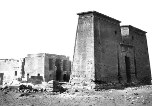Nubia: Nubia, the Temple of Dakkeh c1857