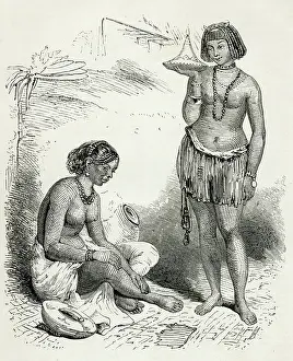Nubian: Nubian women making pottery