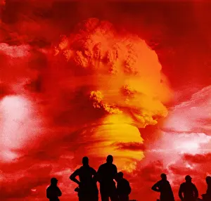 Silhouetted: Nuclear Detonation