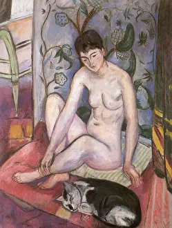 Nudes: Nude with a Cat