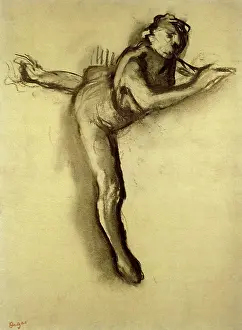 Sketched: Nude Dancer Posed, by Degas
