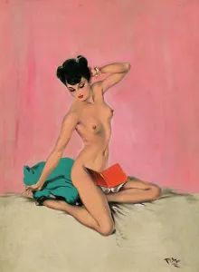 Pert: Nude pin-up by David Wright