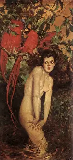 Chandler: Nude and Red Bird