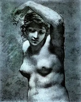 Bent: Nude with Upraised Arm