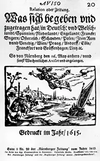 1614: Nuernberger newspaper from 1615