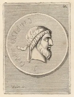 Iconografia: Numa Pompilius, legendary second King of Rome