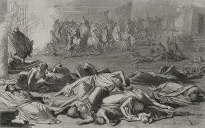 Citerior: Numantine War. Siege of Numantia by Roman troops, 133 BC