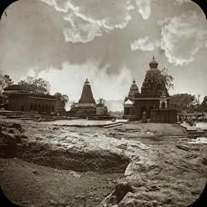 Rooves: A number of decoratively carved buildings