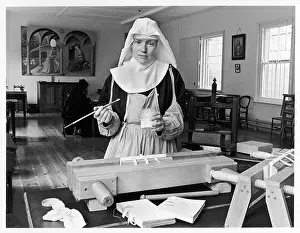 Colin Horsman: Nun bookbinding, St Cecilia's Abbey