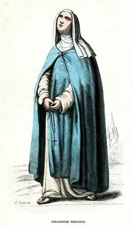Bead: NUN AND ROSARY