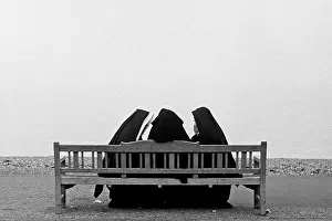 Nuns on a bench at Deal, Kent