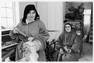 Colin Horsman: Nuns doing woodwork, Poor Clares Convent