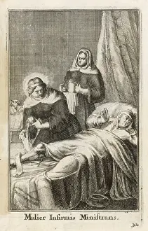 Saintly: NUNS DRESSING A WOUND