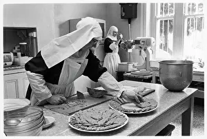Colin Horsman: Nuns making biscuits, St Cecilia's Abbey