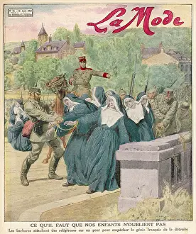 Tying: NUNS TIED TO BRIDGE