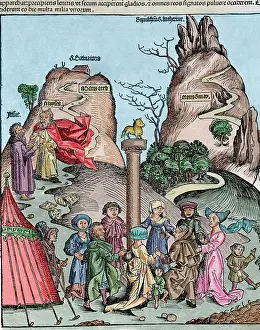 Chronicle: The Nuremberg Chronicle (Liber Chronicarum) by Hartmann Sche