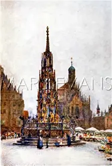 Brunnen: NUREMBERG/FOUNTAIN 1905
