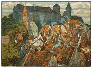 Nurnberg: NUREMBERG ROOFTOPS 20C