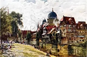 Pegnitz: NUREMBERG/SYNAGOGUE 1905