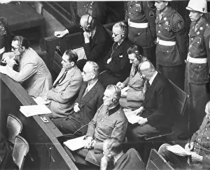 Justiz: Nuremberg Trials 1946 - Main defendants
