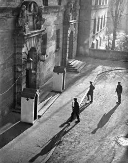 Justiz: Nuremberg Trials 1946 - Palace of Justice - Guards