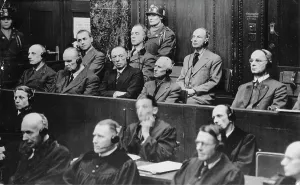 Lehmann: Nuremberg Trials. First row (left to right)