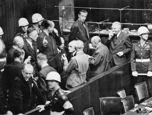 Seyss: Nuremberg Trials. First row(from left)-Alfred