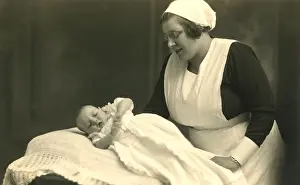 Tess Hines: Nurse with baby