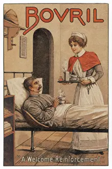 Cheered: NURSE BRINGS BOVRIL