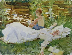 Glehn: Nurse and Child at Arc en Barrois